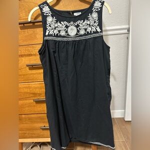 Jcrew linen dress with pockets